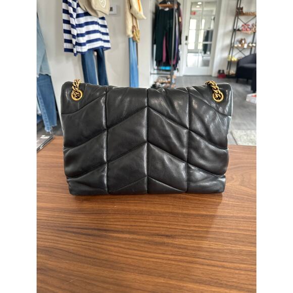 Yves Saint Laurent Medum LouLou Puffer Quilted Leather Purse Bag - Picture 3 of 16